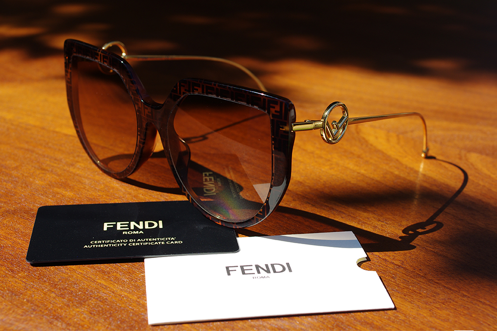 Sved Bolt tag et billede Tips how to spot fake Fendi sunglasses | eyerim blog